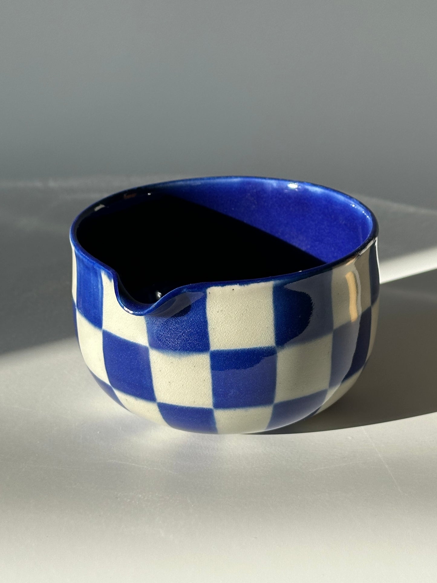 checkered matcha bowl *pre-order*