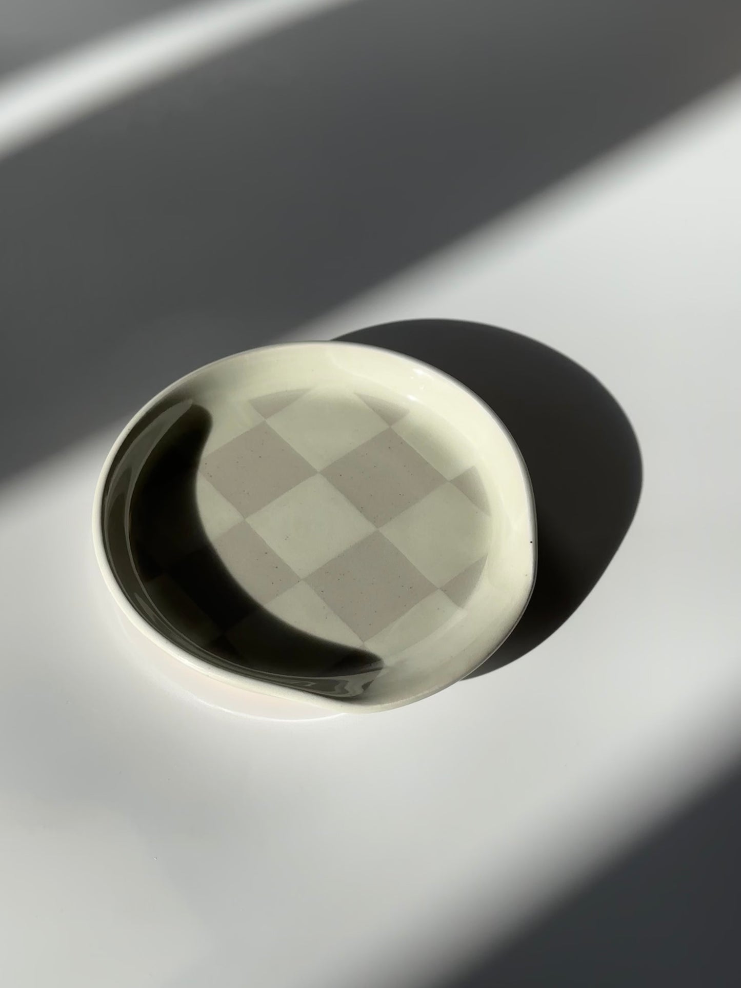 checkered spoon rest