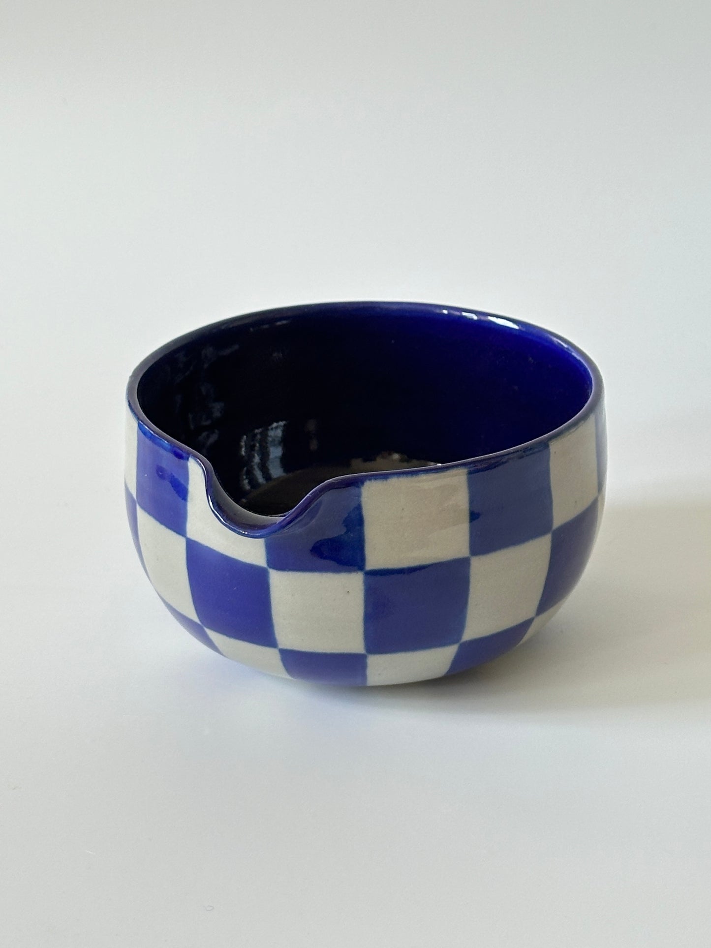 checkered matcha bowl (PRE-ORDER)