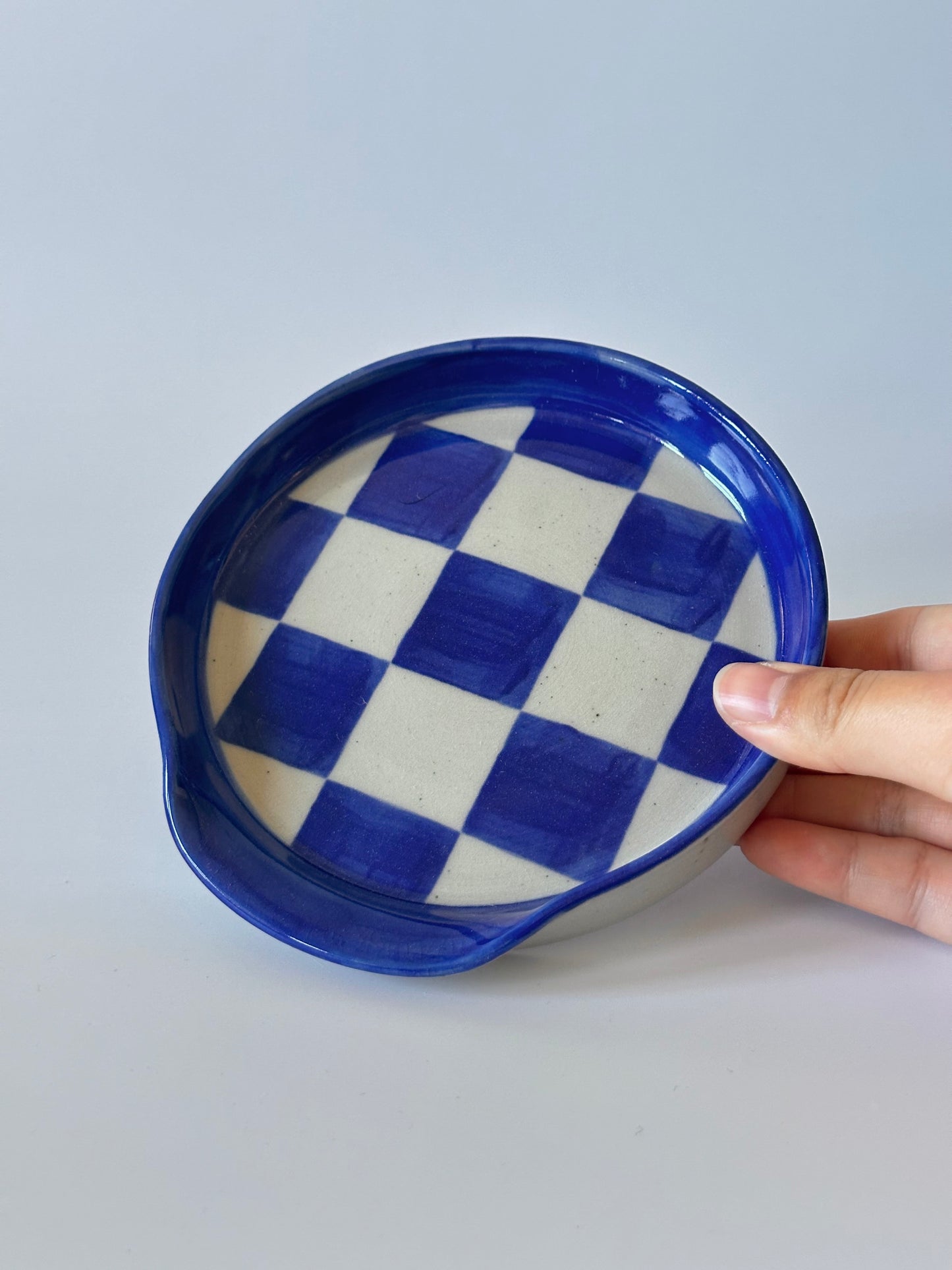 checkered spoon rest