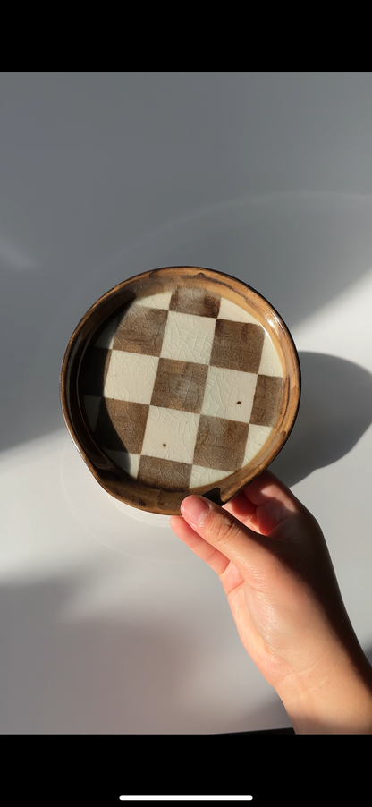 checkered spoon rest