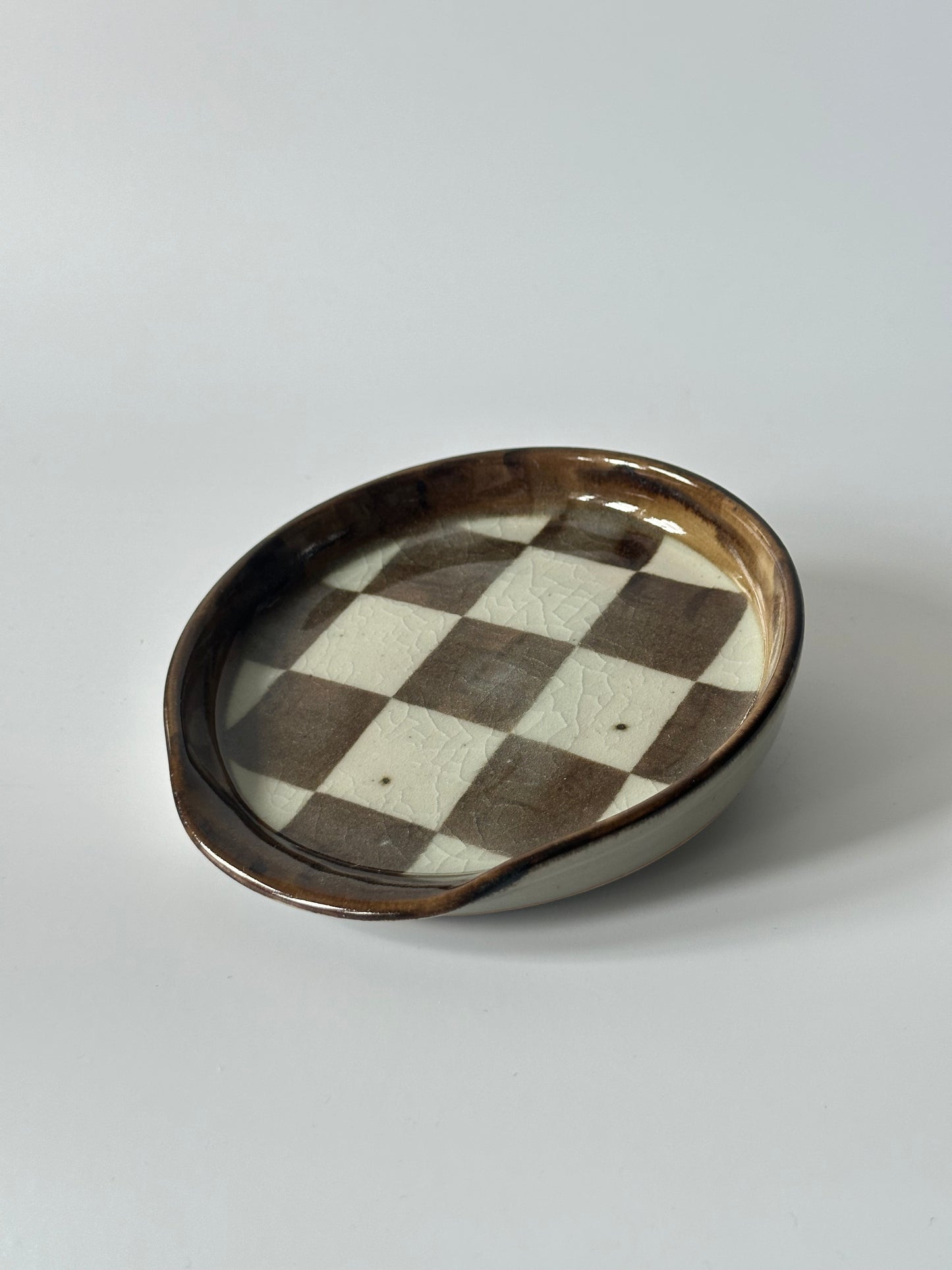 checkered spoon rest