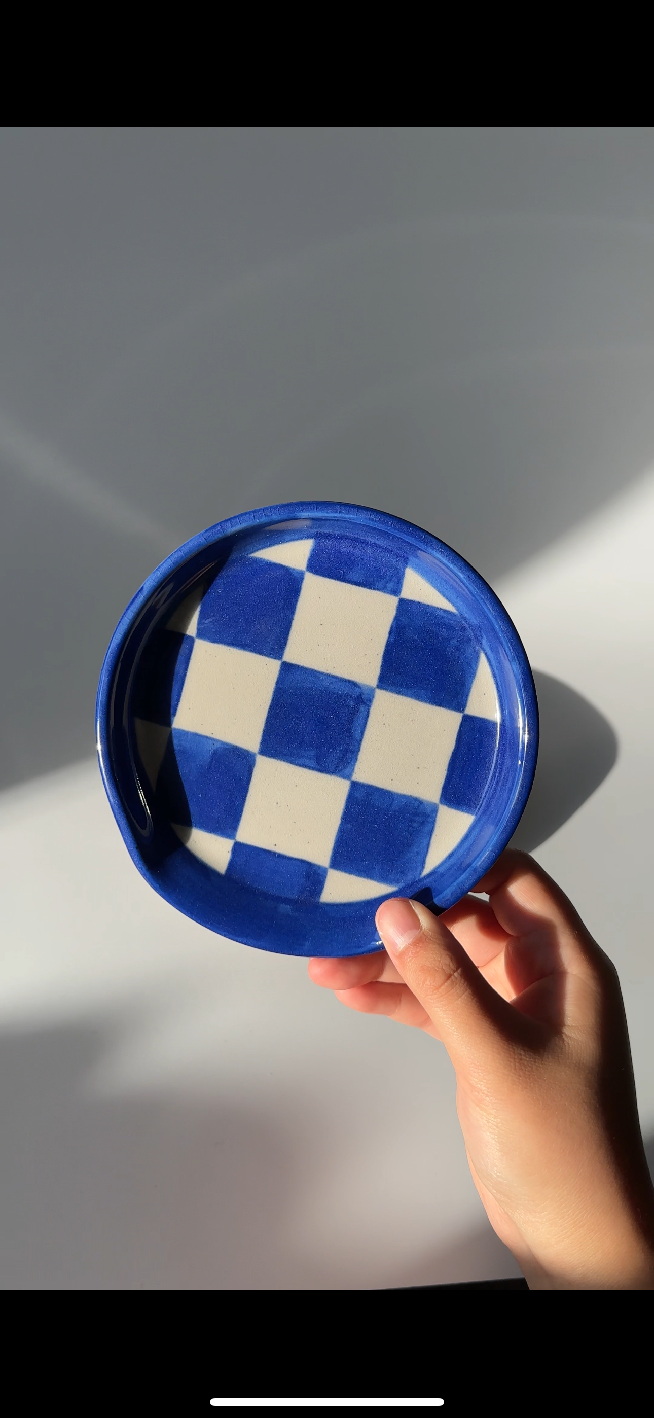 checkered spoon rest