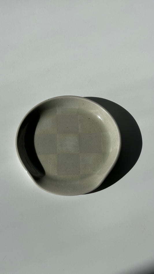 checkered spoon rest
