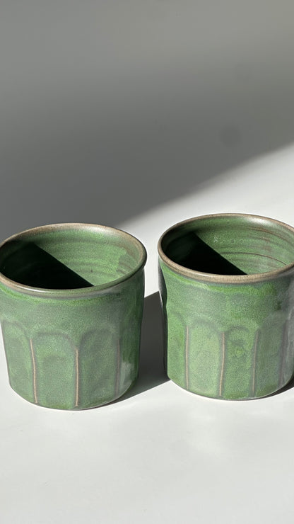 faceted cup