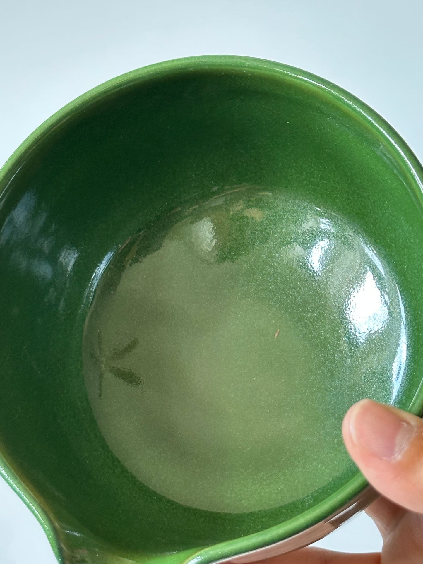 checkered matcha bowl (seconds)