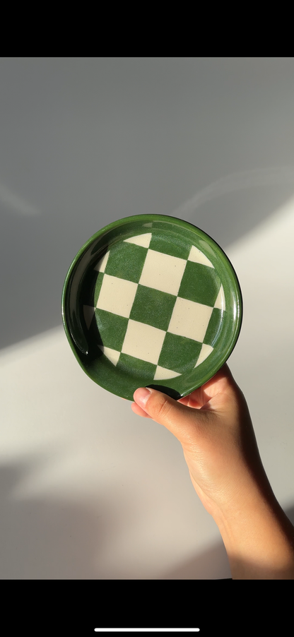 checkered spoon rest