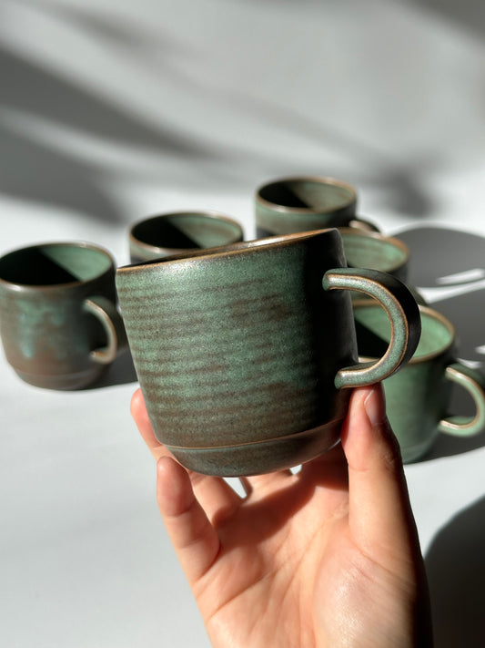 espresso cup with handle